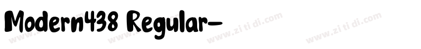 Modern438 Regular字体转换